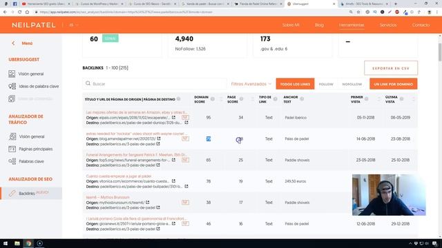 Herramienta Backlinks gratuita Neil Patel ☑️ Encuentra quién te enlaza a ti y a tu competencia смотреть онлайн