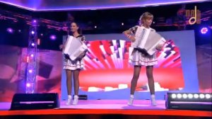 Самые красивые аккордеонистки России дуэт“ЛюбАня“ СМУГЛЯНКА 1