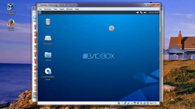 How to install BackBox 5 x64 via VirtualBox on Windows 7 byVS смотреть онлайн