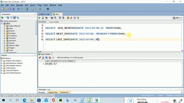 SQL - Date Function смотреть онлайн
