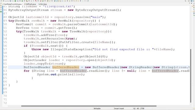 Reading and uploading file from Git using jgit library using Java in Telugu | Thiru Academy смотреть онлайн