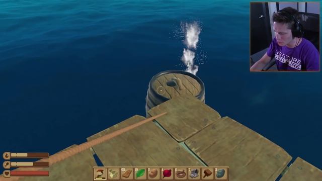 Raft - Part 1 - SHARK ATTACK! смотреть онлайн