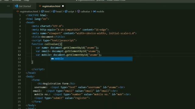 How to fetch and display the html form data using javascript Full explanation by Abhishek Chaudhary смотреть онлайн