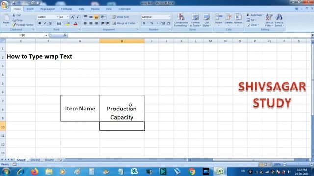 How To Wrap Text in Excel in Hindi | Wrap Text in Excel | How To Merge And Center in Table in Excel смотреть онлайн