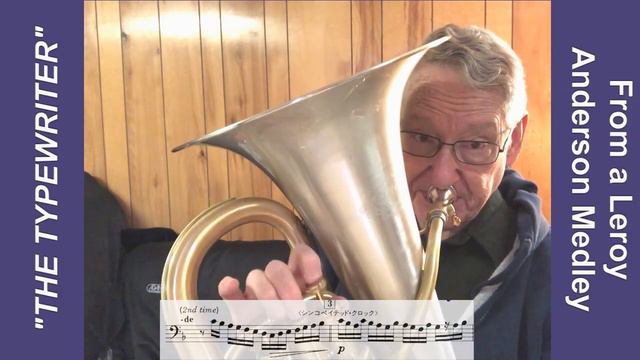 Euphonium Tonguing Practice: "The Typewriter" by Leroy Anderson смотреть онлайн