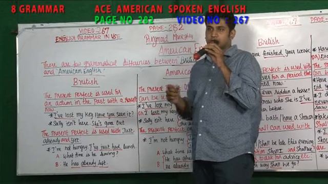 8 GRAMMAR VIDEO NO 267 - AMERICAN ENGLISH AND BRITISH ENGLISH смотреть онлайн