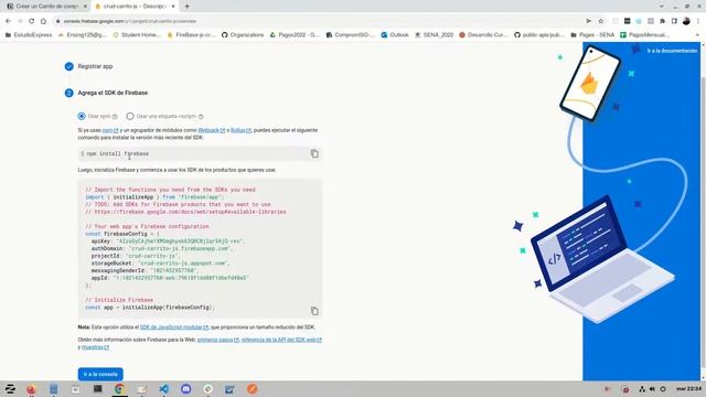 CRUD Con Javascript y Firebase - Usando Firestore(Parte 1) - Crear un nuevo proyecto en firebase смотреть онлайн