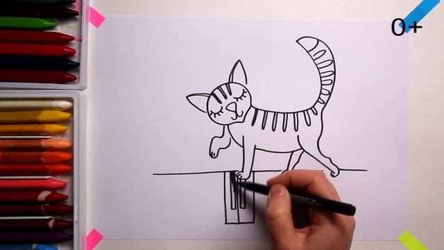 #какнарисовать #КОТ Уроки Рисования Для Детей #howtodraw #drawforchildren смотреть онлайн