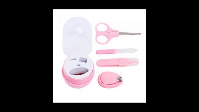 Маникюрный набор набор для детей из 4х инструментов Baby Four Set Nail Scissors, розовый смотреть онлайн