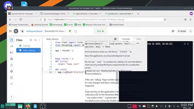 01 - How to host your discord bot (Python) for free 24/7! Code in Description. смотреть онлайн