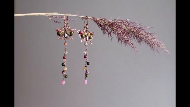 Коллекция необычных сережек БАБОЧКИ Butterflies by IrenAdler смотреть онлайн