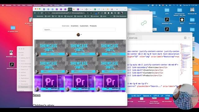 CSS - Bootstrap header, footer and carousel смотреть онлайн