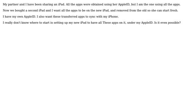 Apple: Need help splitting out a shared iPad смотреть онлайн