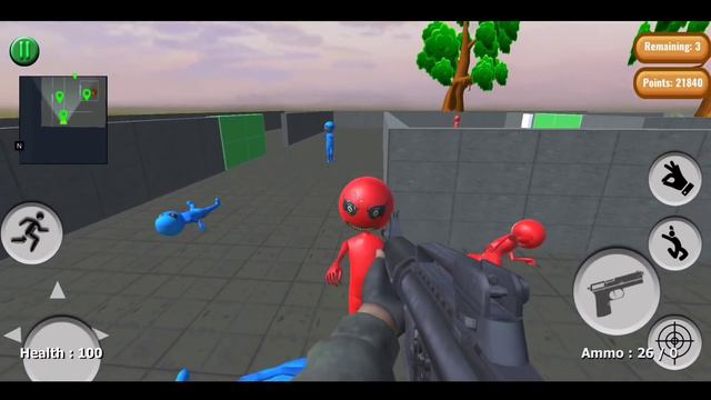 Blue & Red Alien - Fps Shooting Games 3D _ Android GamePlay. #28 смотреть онлайн