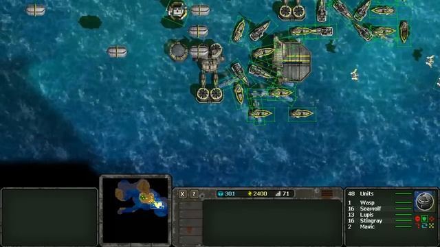Land Air Sea Warfare - Real time strategy game RTS смотреть онлайн
