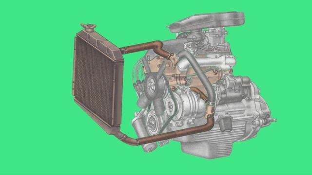 СИСТЕМА ОХЛАЖДЕНИЯ. cooling system. Термостат и крышка радиатора! antifreeze смотреть онлайн