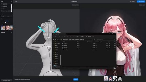 AI Art from 3D Poses with Plask