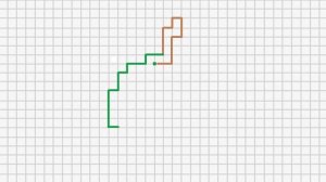 Графический диктант | Рисуем по клеточкам яблоко МАЙНКРАФТ