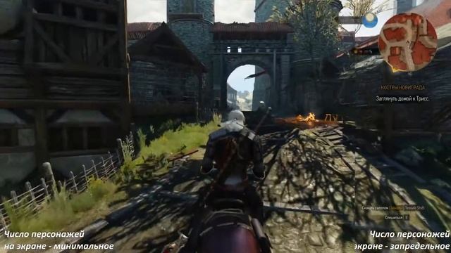 The Witcher 3: Wild Hunt. Число персонажей на экране