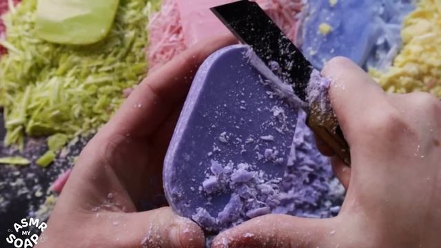 ASSORTED Soap | Cutting Soap (no Talking) | АСМР Резка мыла | #asmrsoap #carvingsoap *635