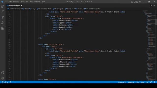 Design a responsive product registration page using HTML, CSS, JavaScript, and Bootstrap смотреть онлайн