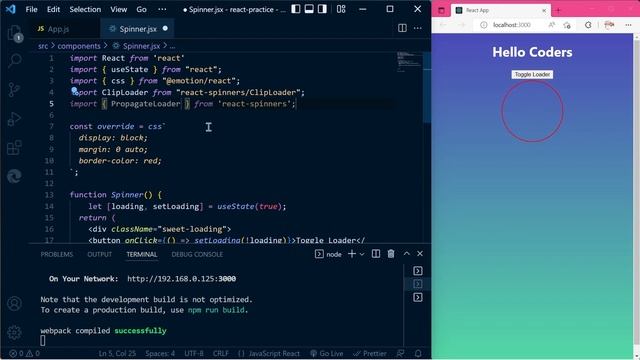 Loading Animations with react-spinners смотреть онлайн