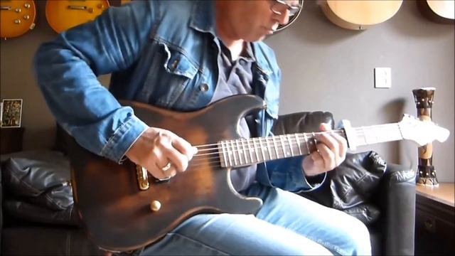 My Slick Sl 54 with single DeArmond 1967 'mustache' goldfoil pickup by WS смотреть онлайн