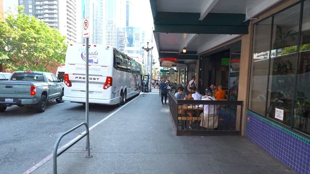 Seattle City Tour In 4K 60fps - Pike Place Market - Space Needle - Gum Wall
