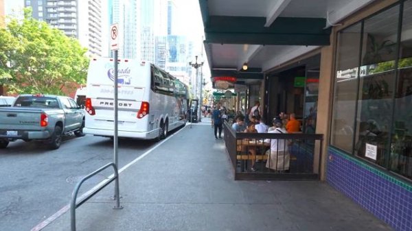 Seattle City Tour in 4K 60fps - Pike Place Market - Space Needle - Gum Wall