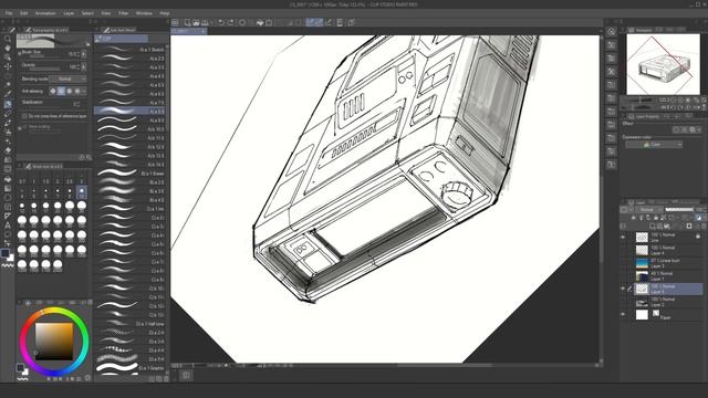 Clip Studio Paint Brush pack Demo CS_0001 смотреть онлайн