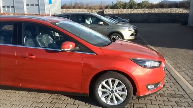 Ford Focus 2015 wagon Candy Red смотреть онлайн