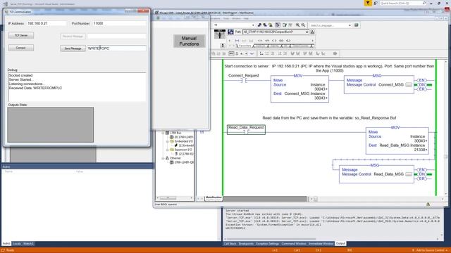 TCP IP Communication: PLC Allen Bradley and Visual Studio C# смотреть онлайн