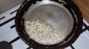 Жаренный чеснок  . Жарим чеснок.  Изысканные блюда. Чеснок. Поджарки.