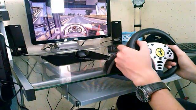 -TEST- Volant Thrustmaster Ferrari Challenge Wheel ! смотреть онлайн