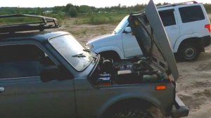 Нива 5д с блоками иж-техно  #нива #нива5д #ваз2131