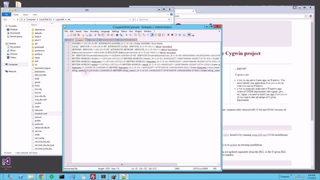 Cygwin - Password File passwd and Active Directory User Logon Restrictions Problems смотреть онлайн