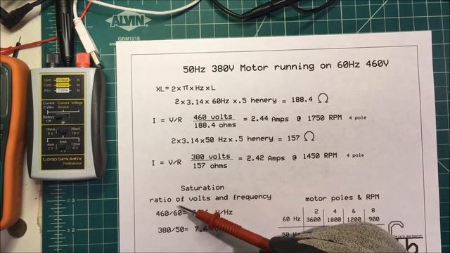 Running a 380V 50Hz motor @ 460V 60Hz смотреть онлайн