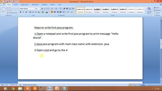 Lecture 4 First Java Program in Hindi смотреть онлайн
