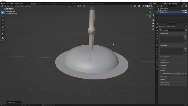 Blender: Shade Smooth/Flat/AutoSmooth смотреть онлайн