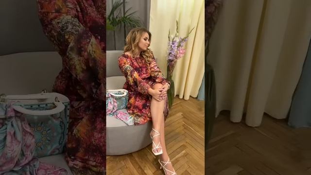 Шифоновое платье VD-1601A11 смотреть онлайн