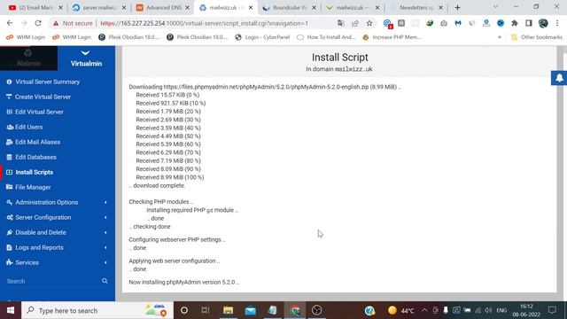 How to Create Email User in Webmin Install Roundcube in Virtualmin - How to Setup SMTP Server Part смотреть онлайн