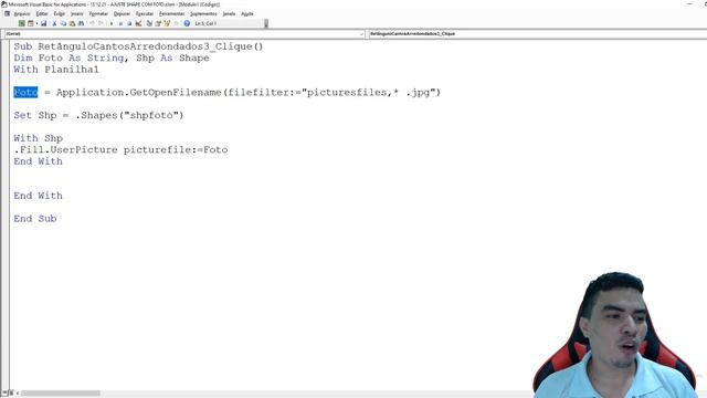 Erro em Busca de Foto com Shape via VBA como Corrigir?, Como Buscar Foto no computador via VBA ? смотреть онлайн