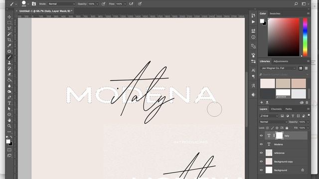 Creating Text Weave Effect Using Photoshop Layer Masks смотреть онлайн