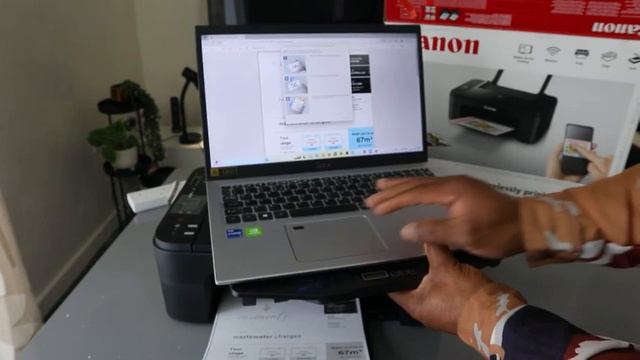 How to Print A Document or Photo From a PC or Laptop or Computer to Canon Printer | Print Tutorial смотреть онлайн