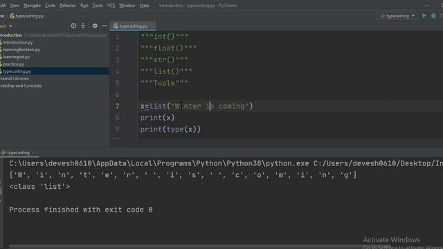 17. Typecasting in Python смотреть онлайн