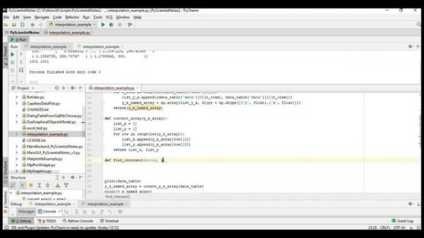 Python и интерполяция в numpy и scipy