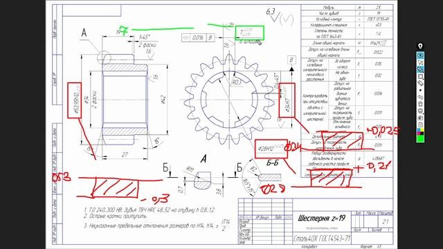 ДОПУСКИ на РАЗМЕР ➤ Графическое обозначение поля допуска смотреть онлайн