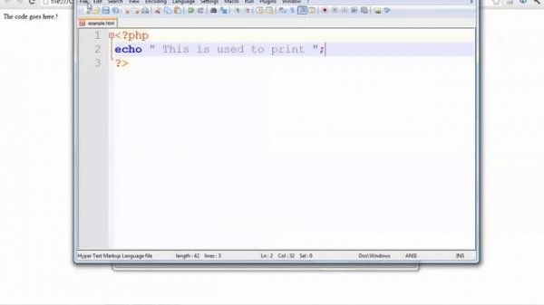 Basic PHP: Difference between PHP and HTML
