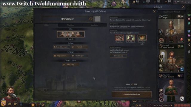Crusader Kings 3: Royal Court - How To Make A Hybrid Culture - Crusader Quickies