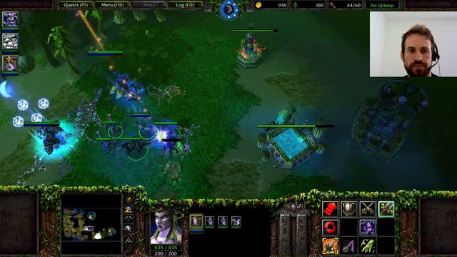 Warcraft 3 Frozen Throne - Sentinels Campaign - Balancing The Scales - Single Player Game Full